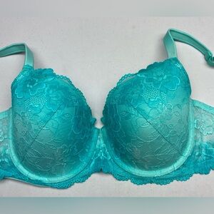 LS MERMAID BLU FADE OUT Lightly Lined Underwire, 34 DD *P1061